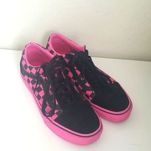 Pink Velvet Vans